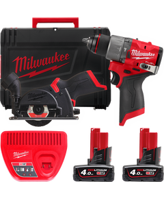 Набір акумуляторних інструментів MILWAUKEE M12FPP2G2-402X 2 шт., фото  | SNABZHENIE.com.ua