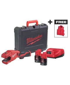 Труборез аккумуляторный по нержавеющей стали MILWAUKEE M12 PCSSMC-202C +жилетка, фото  | SNABZHENIE.com.ua