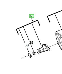 Шпиндель для M12FIWF12 MILWAUKEE, фото  | SNABZHENIE.com.ua
