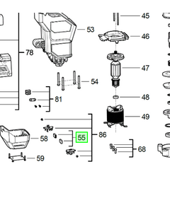 Щітки до перфоратора K850S/Milwaukee, фото  | SNABZHENIE.com.ua