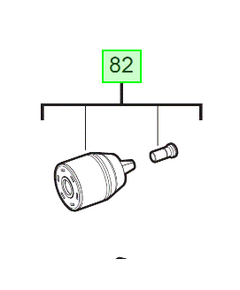 Безключевой патрон для M18FPD3 MILWAUKEE, фото  | SNABZHENIE.com.ua