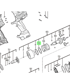 Шайба редуктора гайкокрута M18FHIWP12 MILWAUKEE, фото  | SNABZHENIE.com.ua