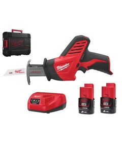 Пила сабельная аккумуляторная MILWAUKEE, M12 HZ-202C  (ЗУ, 2х2Ач, кейс), фото  | SNABZHENIE.com.ua