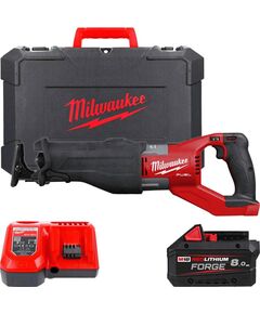 Пила сабельная аккумуляторная бесщёточная MILWAUKEE M18 FSX-801C (ЗУ+1акк.Х8Ач+кейс) FORGE&trade;, фото  | SNABZHENIE.com.ua