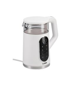 Електрочайник з регулятором температури, білий LUND 1,7 л, 2200 Вт, фото  | SNABZHENIE.com.ua