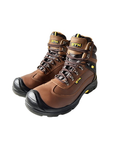 GTM Черевики робочі утеплені р.41 композ.носок, шкіра коричневого кольору S1P SRC, фото  | SNABZHENIE.com.ua