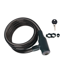 VULKAN Замок велосипедний тросовий з кріпленням, 2 ключа BK018 (8*1000), фото  | SNABZHENIE.com.ua