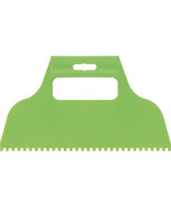 Шпатель зубчастий для клею 4х4 мм, пластиковий, СИБРТЕХ, фото  | SNABZHENIE.com.ua