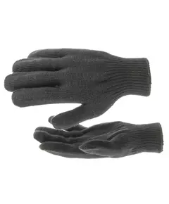 Перчатки трикотажные, акрил, черный, оверлок СИБРТЕХ (68651C), фото  | SNABZHENIE.com.ua