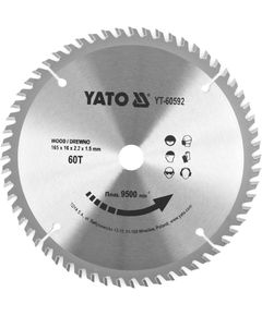 Дисковая пила по дереву 165x16x2.2 мм, 60 зубьев YATO YT-60592, фото  | SNABZHENIE.com.ua