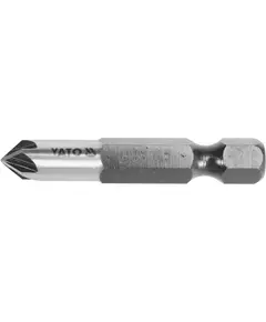 Зенкер конический по металлу YATO HSS, 6.3 мм, l = 40 мм, 5 кромок, HEX 1/4" (YT-44721), фото  | SNABZHENIE.com.ua