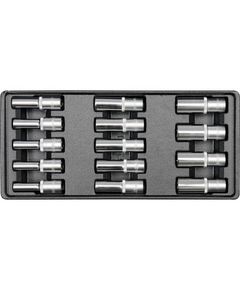 Вклад для шафи YATO, 14 торцевих ключів 1/2 (YT-5539), фото  | SNABZHENIE.com.ua