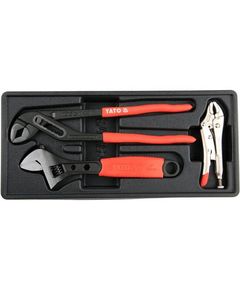 Вклад YATO для инструментария: клещи и разводной ключ, 3 шт., фото  | SNABZHENIE.com.ua