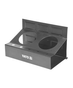 Полка магнитная YATO 215x120 мм с 2 большими и 5 малыми отверстиями, фото  | SNABZHENIE.com.ua