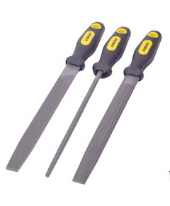 Набор напильников 3шт 200мм №2 двухкомпонентная рукоятка (плоский, полукруглый, круглый) SIGMA (4408601), фото  | SNABZHENIE.com.ua