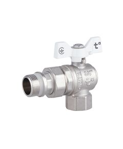 Кран шаровой "Американка" Thermo Alliance Forte 3/4" с антипротечкой угловой SF223W20, фото  | SNABZHENIE.com.ua