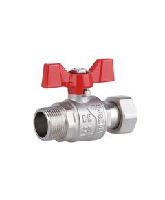 Кран шаровой с накидной гайкой Thermo Alliance Forte 3/4" ВН для воды прямой SF261W20, фото  | SNABZHENIE.com.ua