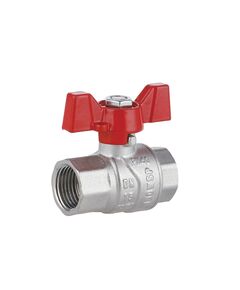 Кран шаровой Thermo Alliance Forte 1/2" ВР для воды (бабочка) SF602W15, фото  | SNABZHENIE.com.ua