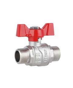 Кран шаровой Thermo Alliance Forte 1/2" НР для воды (бабочка) SF606W15, фото  | SNABZHENIE.com.ua