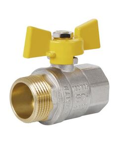 Кран шаровой Thermo Alliance Standart 1" ВН для газа (бабочка) SD607NG25PN40, фото  | SNABZHENIE.com.ua