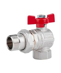 Кран шаровой Icma FAR. ROSSA 3/4" угловой №361, фото  | SNABZHENIE.com.ua