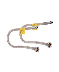 Thermo Alliance Forte Шланг для воды, NYLON М10х100 см длинный (пара) SF390W100L, фото  | SNABZHENIE.com.ua