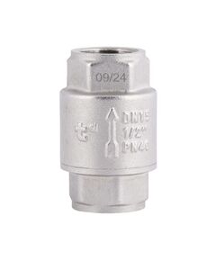 Обратний клапан Thermo Alliance Forte 1/2"ВВ никелированный с латунным штоком TAF240W15, фото  | SNABZHENIE.com.ua