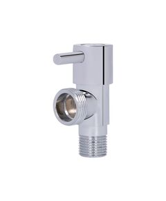 Кран угловой Thermo Alliance Standart (ручка палочка) с керам.буксой 1/2"Н х 3/4"Н SF343W1520, фото  | SNABZHENIE.com.ua