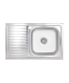 Кухонная мойка Brinex 5080-R 0,6 мм Satin (BRIN5080RSAT06), фото  | SNABZHENIE.com.ua