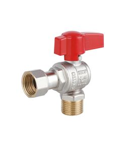 Кран шаровой Thermo Alliance Standart 1/2"ВН угловой, PN40, с накидной гайкой TAS224W15, фото  | SNABZHENIE.com.ua