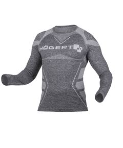 HOEGERT Термоодежда - бесшовная кофта OSTE, графит, фото  | SNABZHENIE.com.ua