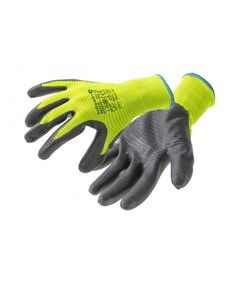 HOEGERT Перчатки рабочие VECHTE гофрированные с нитриловым покрытием, W, фото  | SNABZHENIE.com.ua