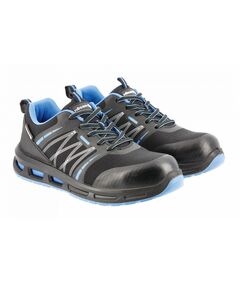 HOEGERT Полуботинки рабочие WARNOW, RIPSTOP, S1 PL SR FO, черно-синие, фото  | SNABZHENIE.com.ua