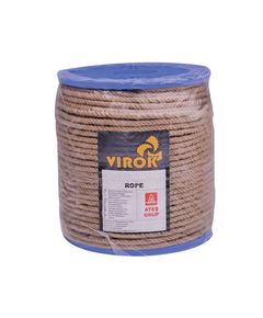 Джутовая веревка VIROK ЕВА 14 мм, 100 м, фото  | SNABZHENIE.com.ua