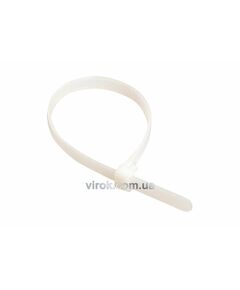 Хомут стяжний капрон білий 160х4,8 100 шт., фото  | SNABZHENIE.com.ua
