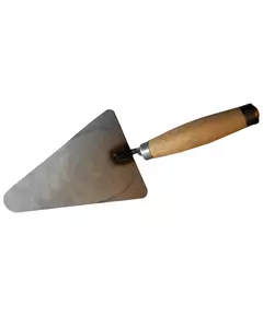 Кельма кладочная треугольная узкая с металл. наконечником на ручке 190 мм VIROK (13V105), фото  | SNABZHENIE.com.ua