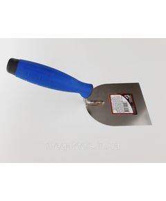 Кельма штукатурная нержавеющая PROFI 100 мм с ручкой VIROK, фото  | SNABZHENIE.com.ua