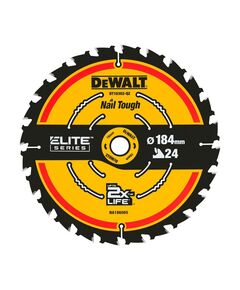 Диск пильний по дереву 184x16 мм, 24 зуба, 1,65 мм, DeWALT DT10302, фото  | SNABZHENIE.com.ua