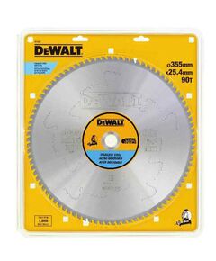 Диск пильний DeWALT 355мм, 90 зубів для нержавіючої сталі DW872, фото  | SNABZHENIE.com.ua