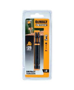 Набір біт DeWALT IMPACT TORSION Torx T25, 85 мм, 2 шт, фото  | SNABZHENIE.com.ua