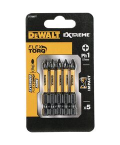 Набір біт DeWALT IMPACT TORSION EXTREME Philips Ph1, 50 мм, 5 шт, фото  | SNABZHENIE.com.ua