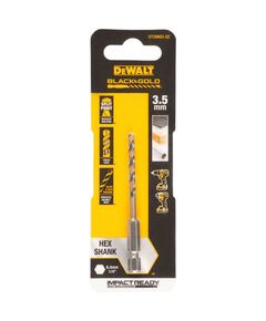 Сверло по металу DeWALT EXTREME IMPACT Чорне та Золоте 3,2 мм DT20603, фото  | SNABZHENIE.com.ua