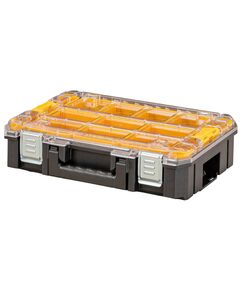 Органайзер DeWALT TSTAK з прозорою кришкою, 10 відсіків, IP54, фото  | SNABZHENIE.com.ua