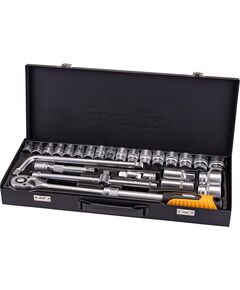 Набір насадок MASTERTOOL PROFI CrV 1/2 8-32 мм, 26 шт, кейс 72Т, фото  | SNABZHENIE.com.ua
