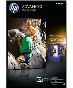 Папір HP 10x15cm Advanced Glossy Photo Paper, 100арк., фото  | SNABZHENIE.com.ua