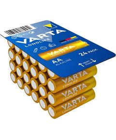 Батарейка Varta Longlife лужна  AA  блістер, 24 шт, фото  | SNABZHENIE.com.ua