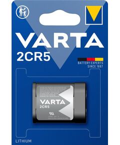 Батарейка Varta літієва 2CR5 блістер, 1 шт, фото  | SNABZHENIE.com.ua