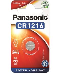Батарейка Panasonic літієва CR1216 блістер, 1 шт., фото  | SNABZHENIE.com.ua
