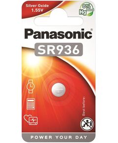 Батарейка Panasonic срібло-цинкова SR936(394, V394, D394) блістер, 1 шт., фото  | SNABZHENIE.com.ua