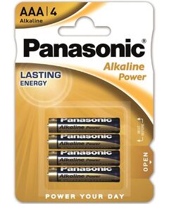 Батарейка Panasonic ALKALINE POWER лужна AAA блістер, 4 шт., фото  | SNABZHENIE.com.ua